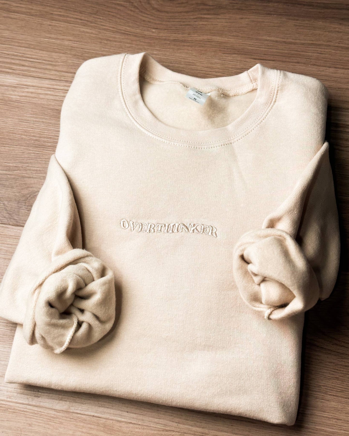 Overthinker Embroidery Sweatshirt