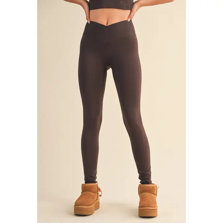 The Lola Leggings - High Waist Crossover