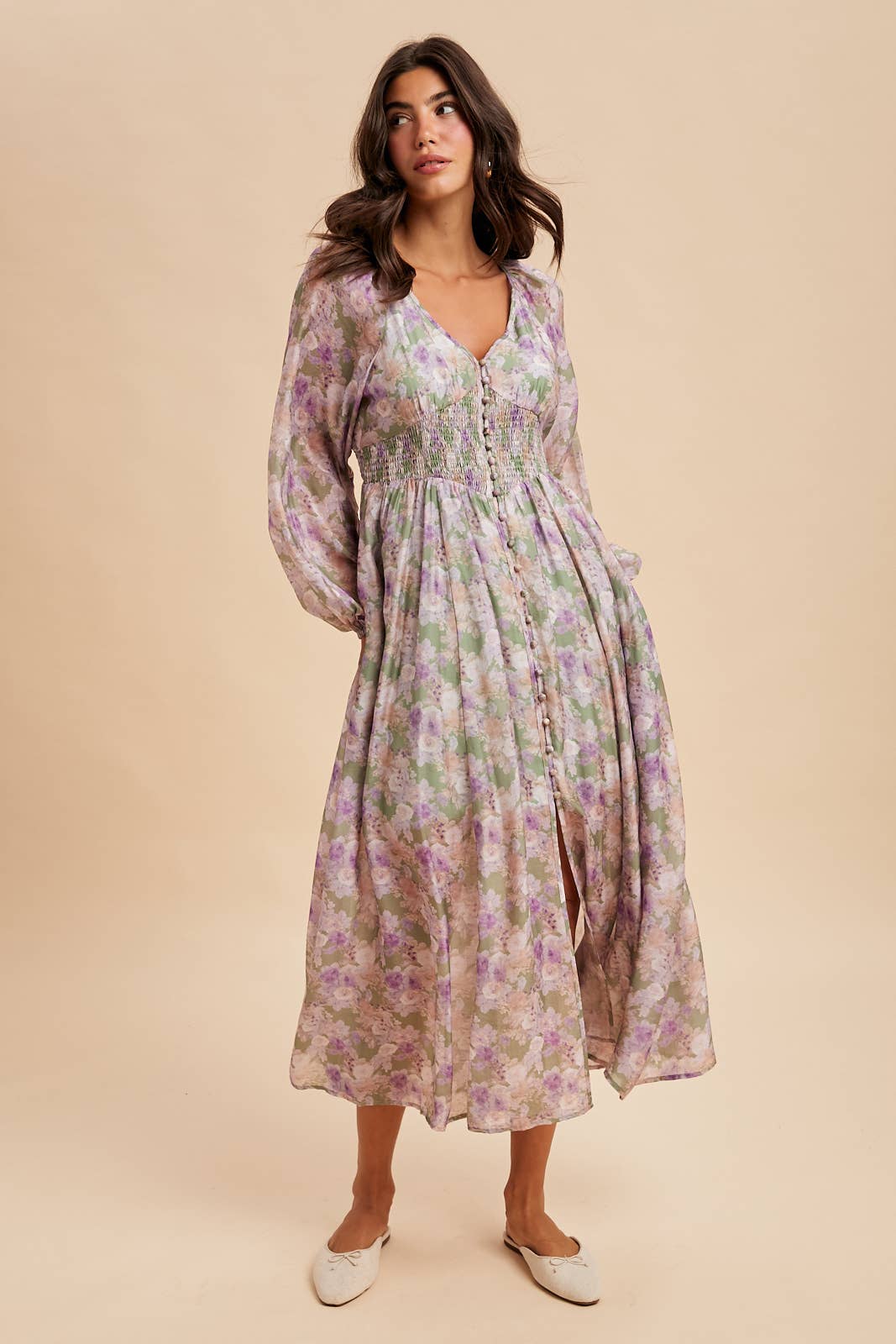 Marigold Bloom Maxi Dress