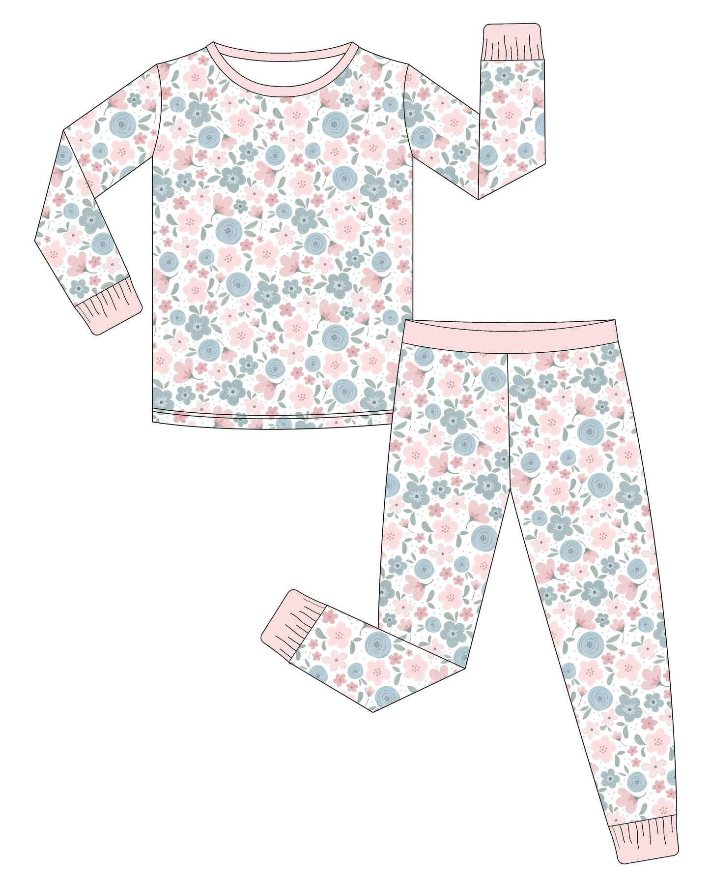 Bamboo Kids' LS Set - Summer Collection 2
