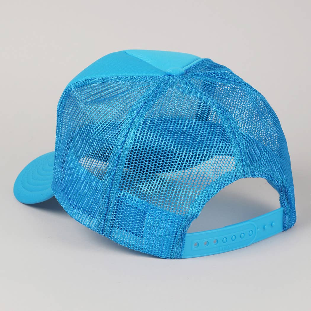 Game Day Lettering Logo Print Foam Trucker Hat