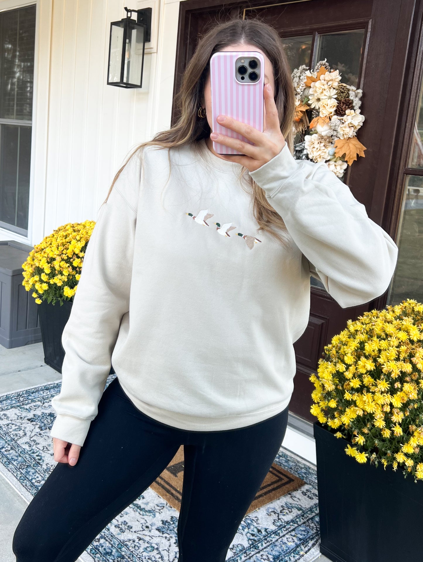 Mallard Embroidered Crewneck