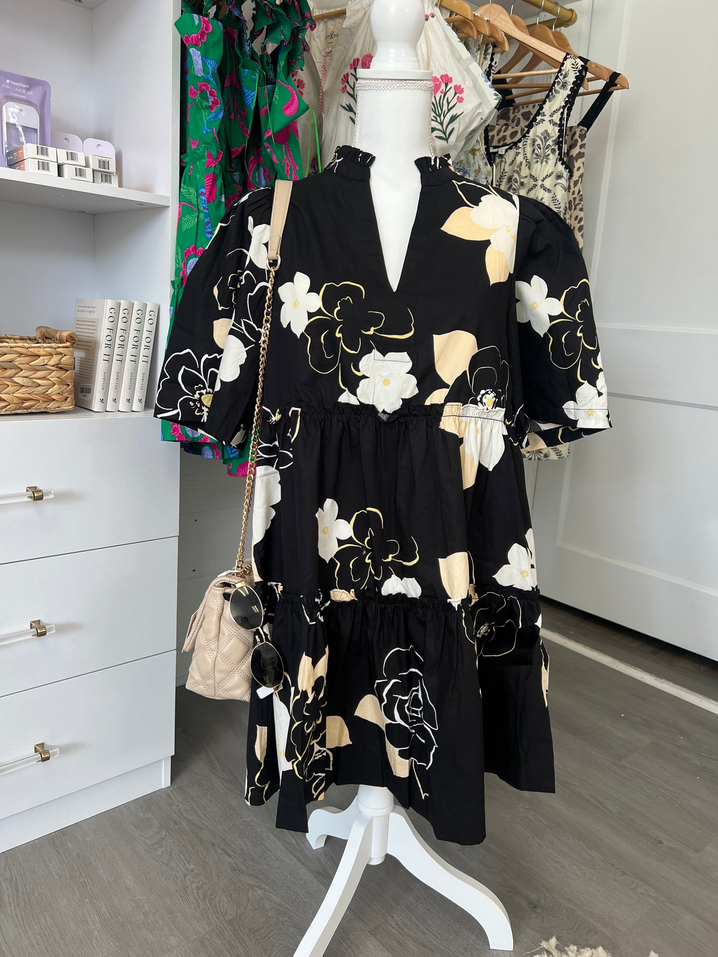 Midnight Blooms Tiered Mini