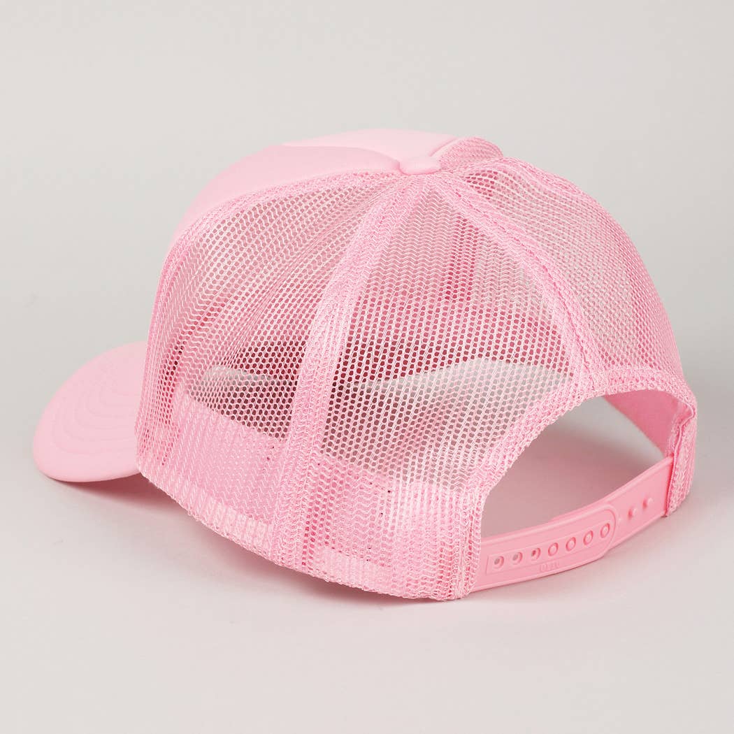 Game Day Lettering Logo Print Foam Trucker Hat