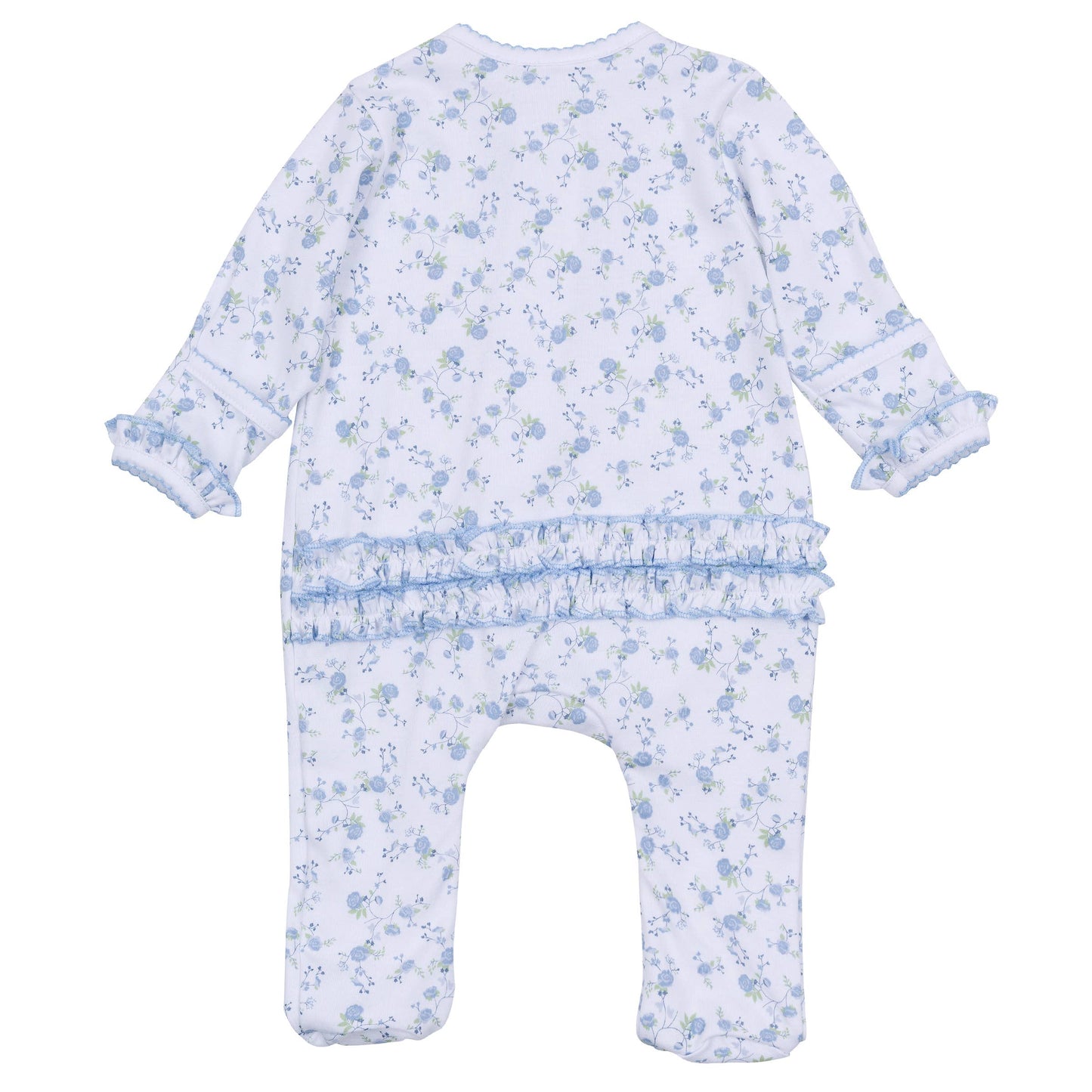 Skylar's Classics Print Zip Footie