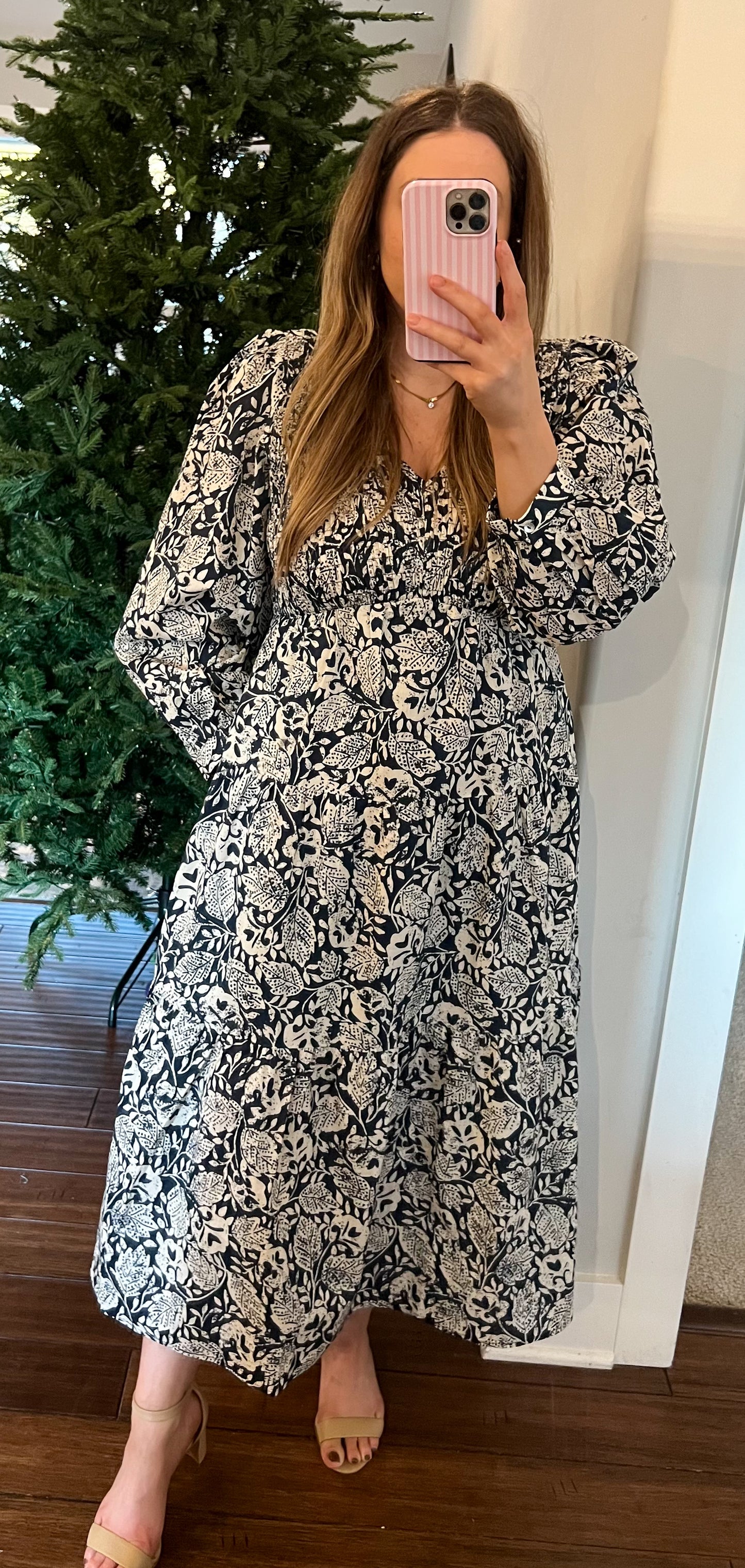 Midnight Garden Maxi Dress