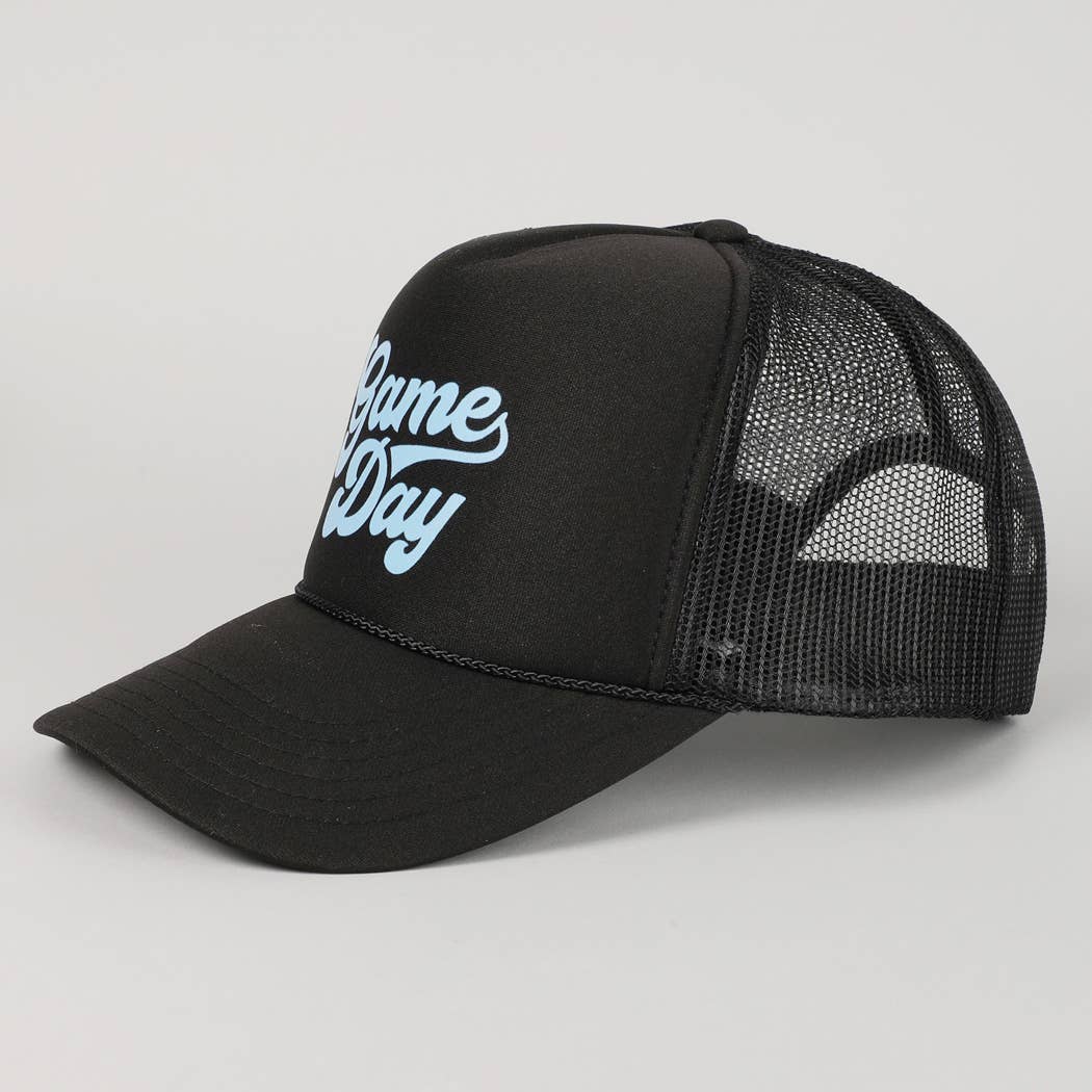 Game Day Lettering Logo Print Foam Trucker Hat