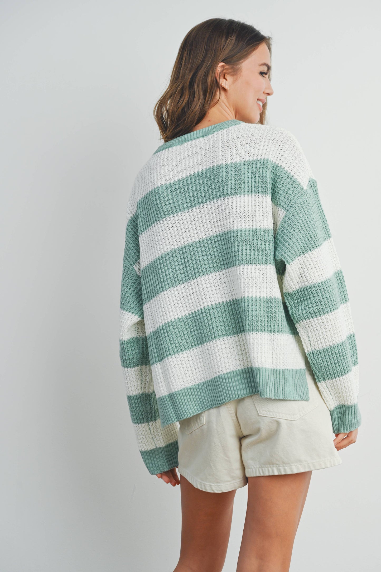 Fresh Air Striped Sweater