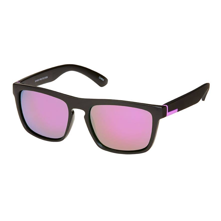 Polarized - Pop Color Wrap Sunglasses