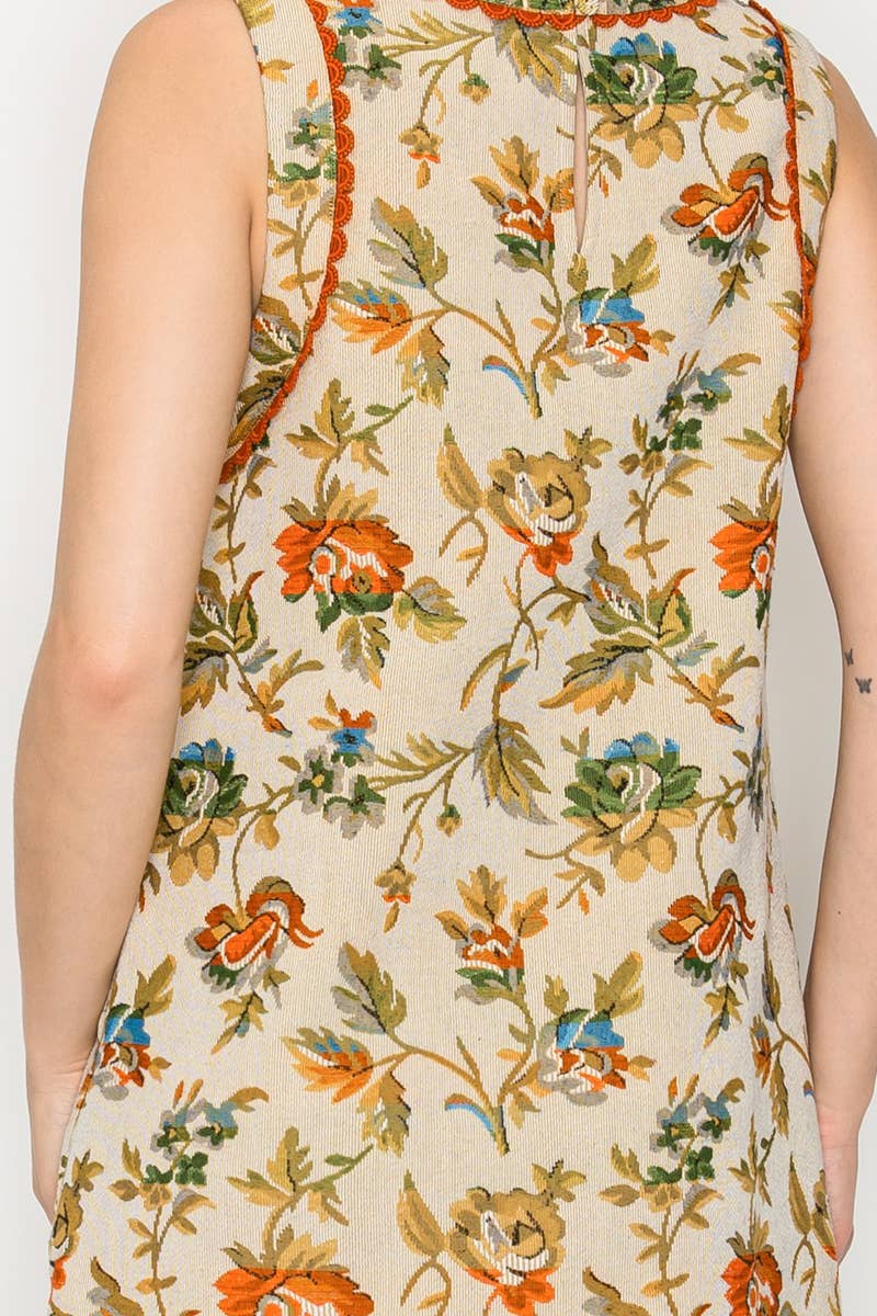Autumn Tapestry Shift Dress