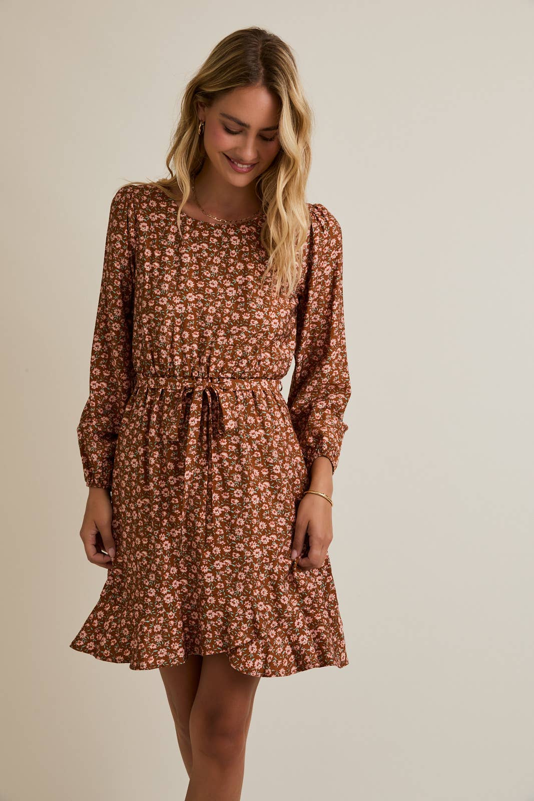 Clara Long Sleeve Mini Dress