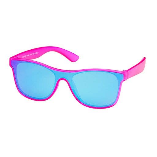 Pop Color Mirror Frames Kids Sunglasses