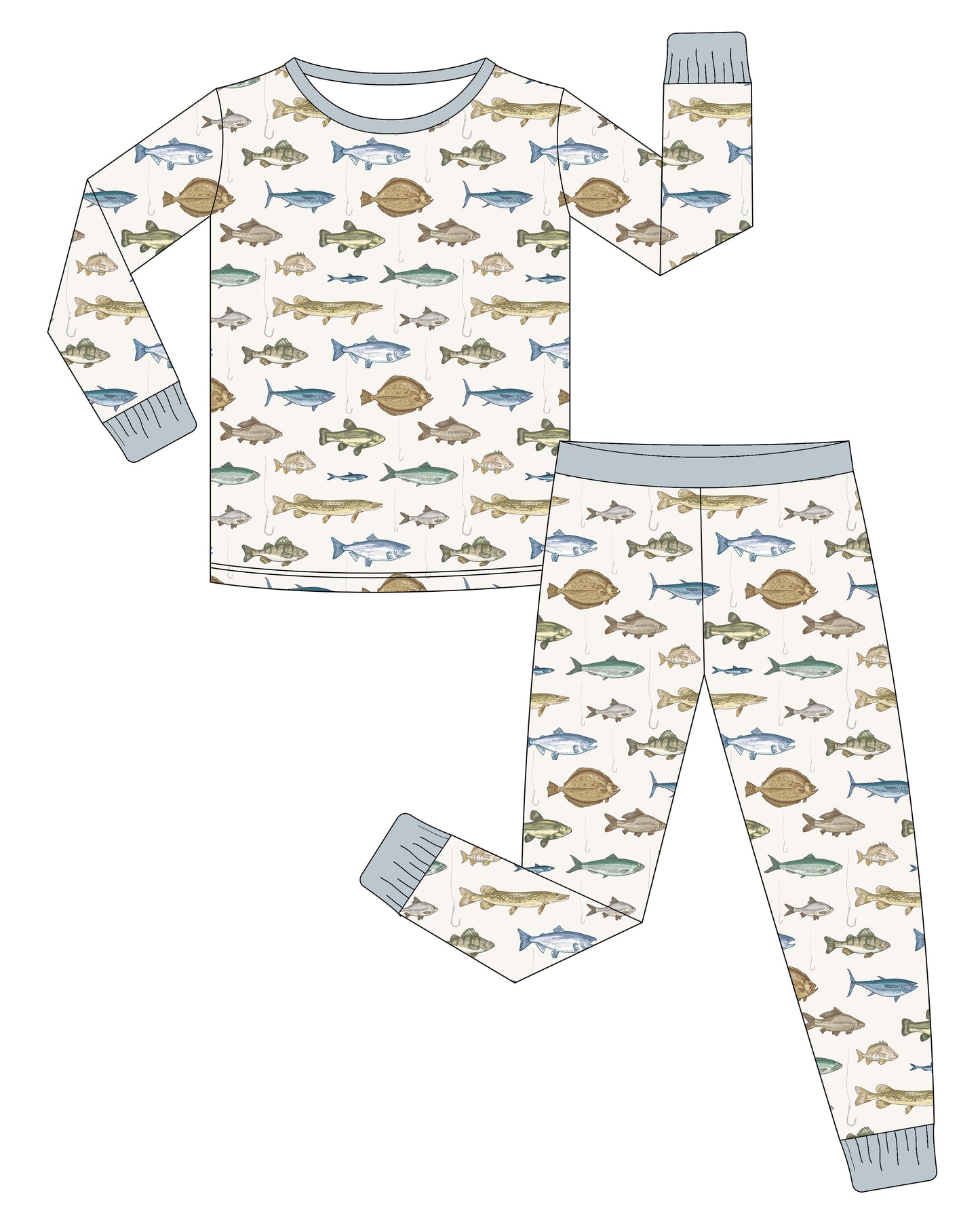 Bamboo Kids' LS Set - Summer Collection 2