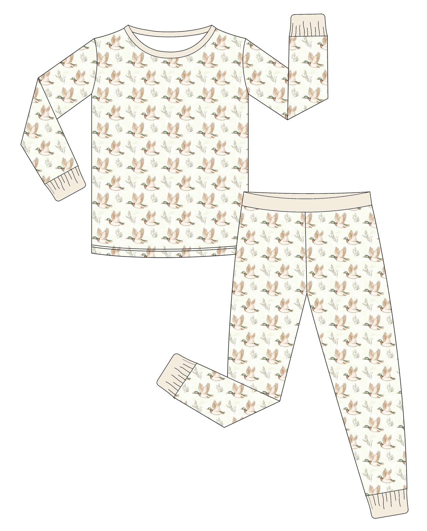 Bamboo Kids' LS Set - Summer Collection 2