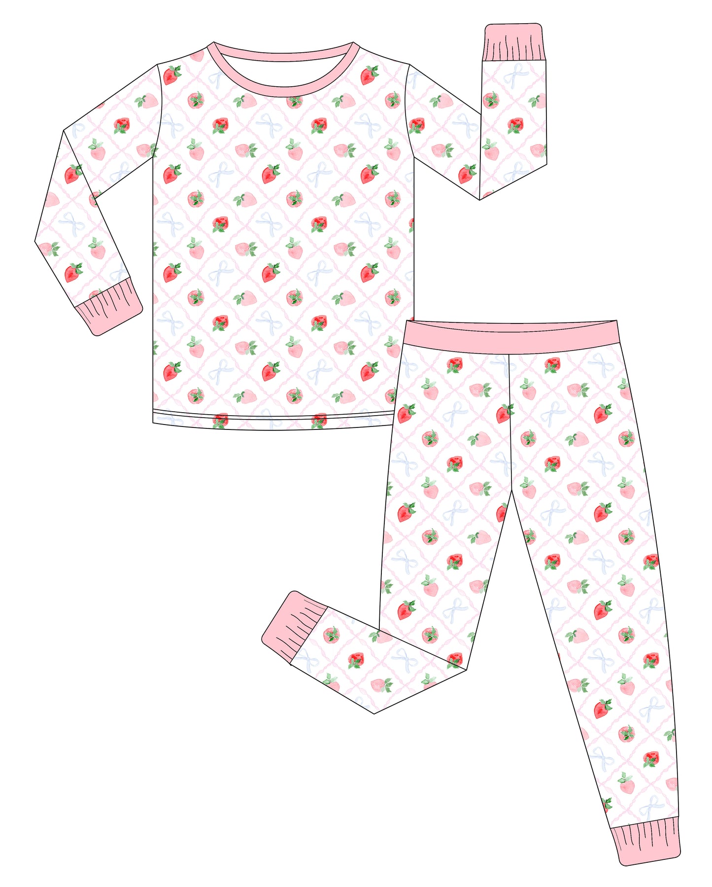 Bamboo Kids' LS Set - Summer Collection