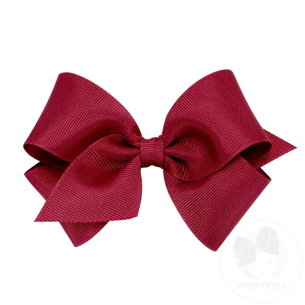 Mini King Classic Grosgrain Hair Bow