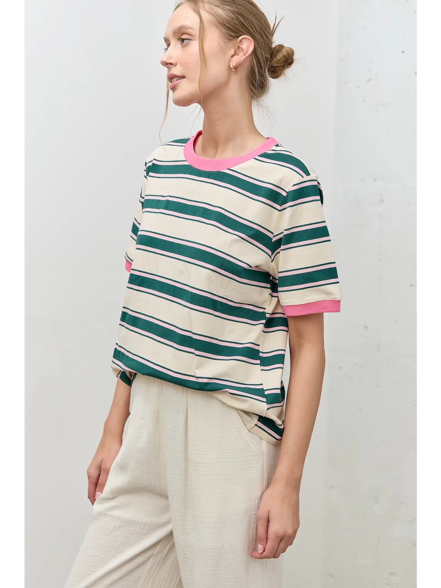 Great Day Stripe Tee