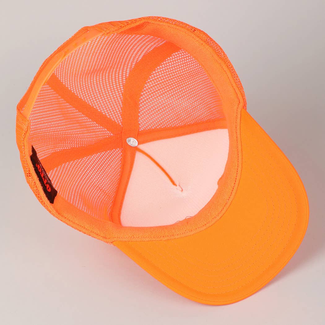 Game Day Lettering Logo Print Foam Trucker Hat