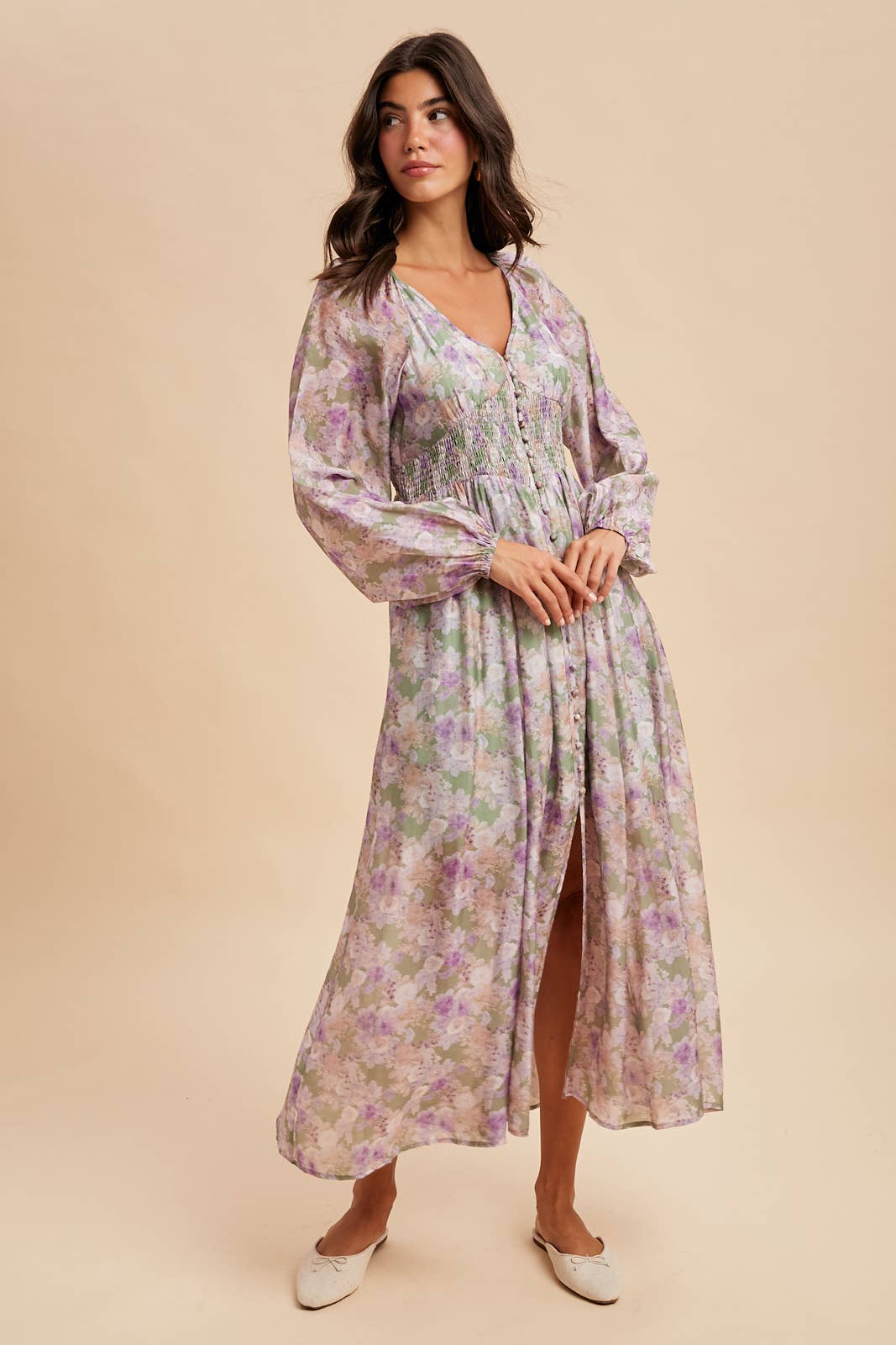 Marigold Bloom Maxi Dress