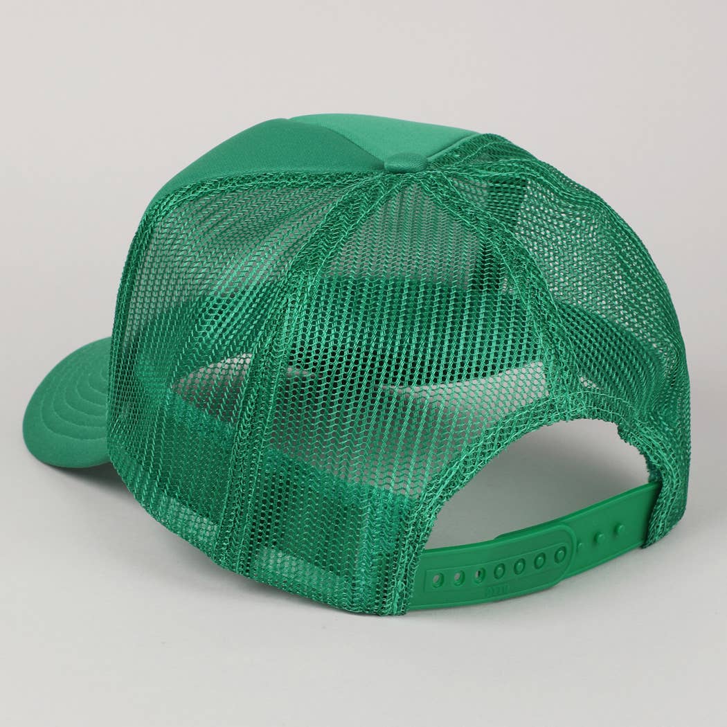Game Day Lettering Logo Print Foam Trucker Hat
