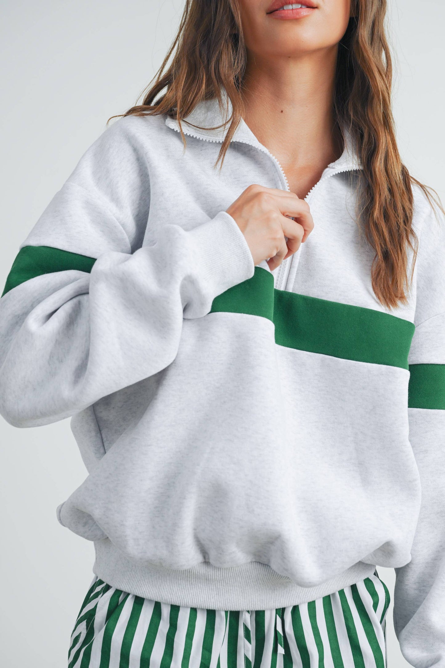 Greenlight Half Zip Sweatshirt
