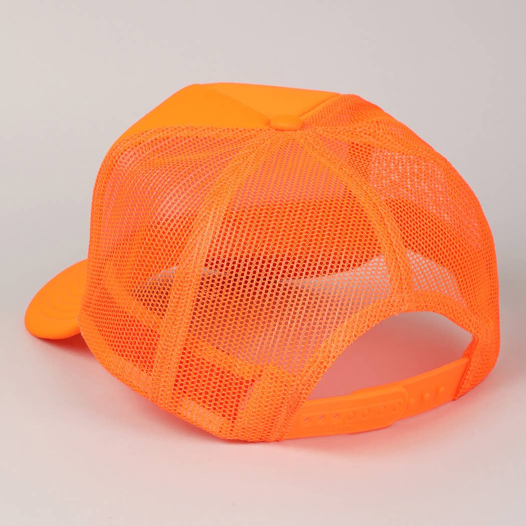 Game Day Lettering Logo Print Foam Trucker Hat
