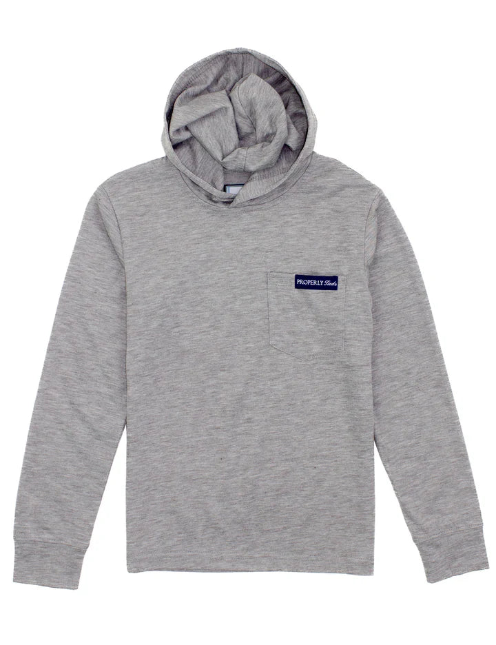 Boys Portland Hoodie - Heather Gray