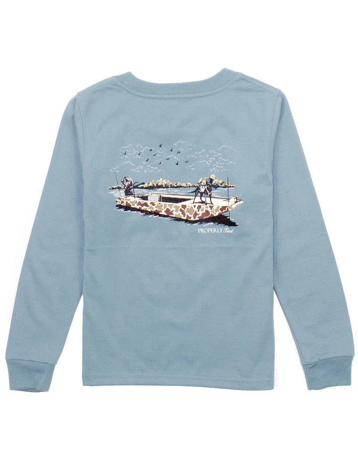 Boys Boat Ride LS Tee