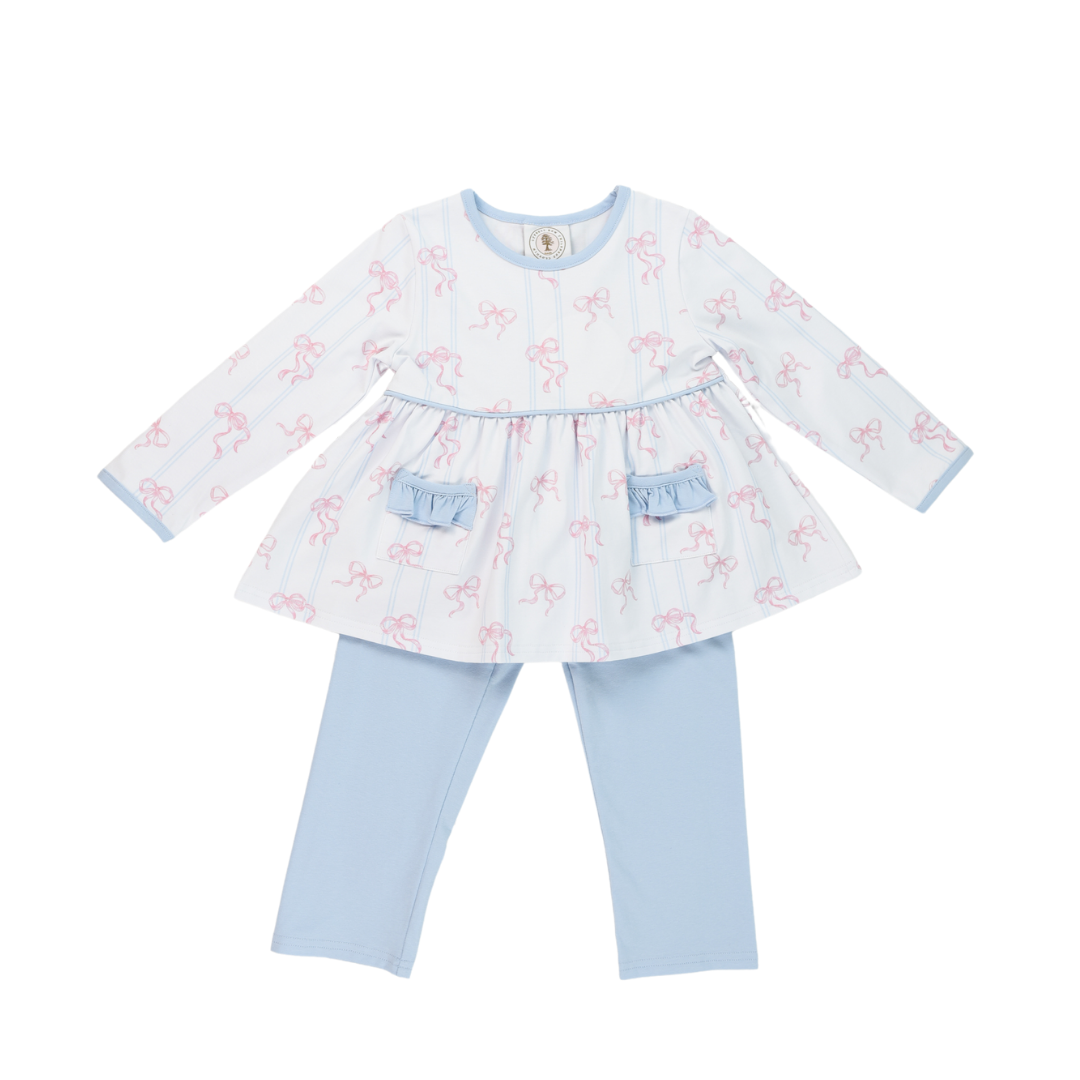 PRE-ORDER: Bowtiful Girls Londyn Legging Set