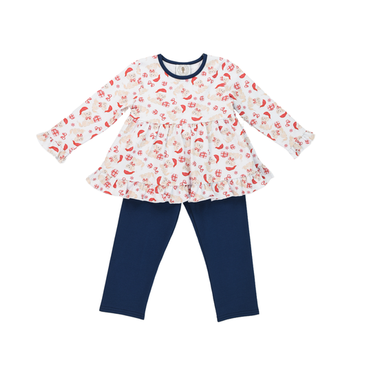 Holiday Pawty Girls Londyn Legging Set