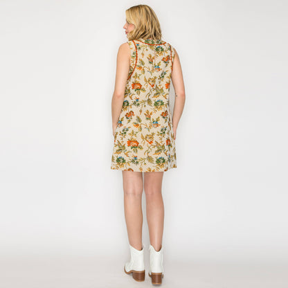 Autumn Tapestry Shift Dress