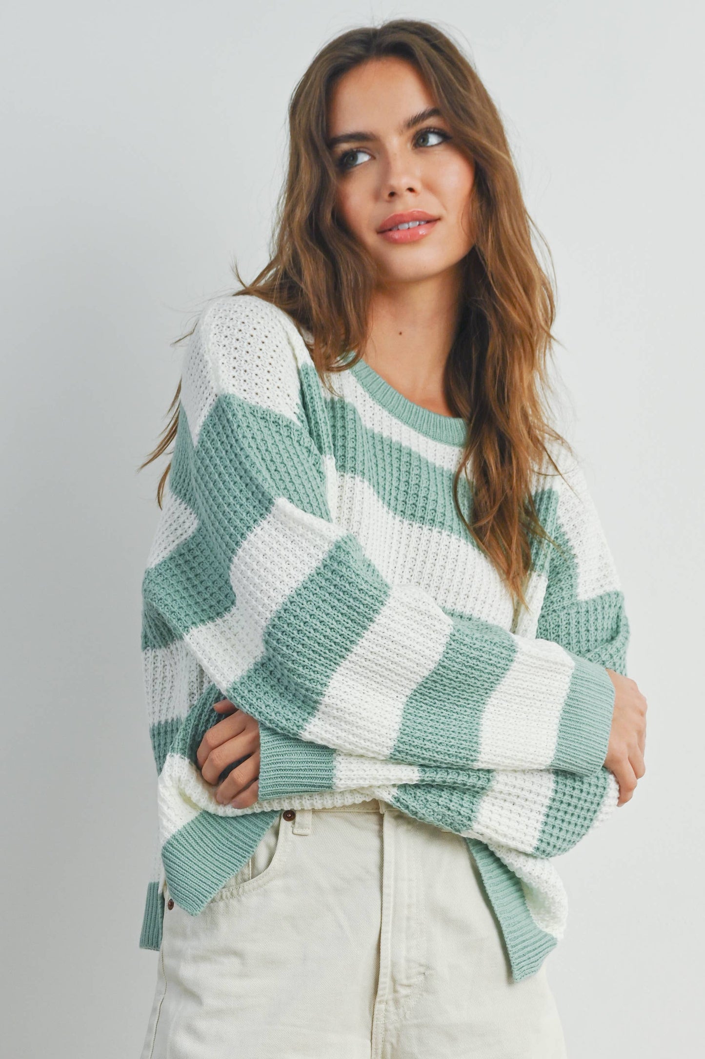 Fresh Air Striped Sweater