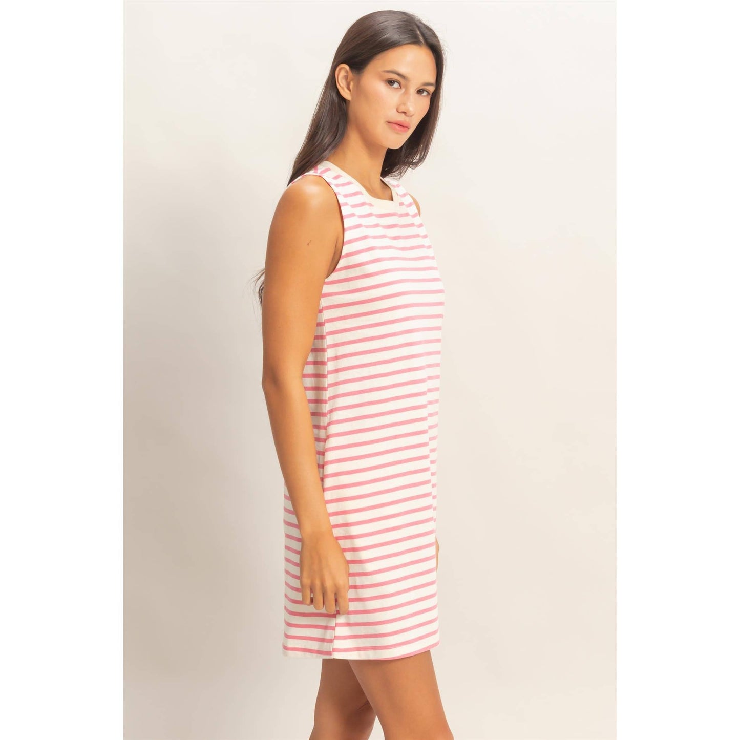 Runaround Stripe Mini Dress