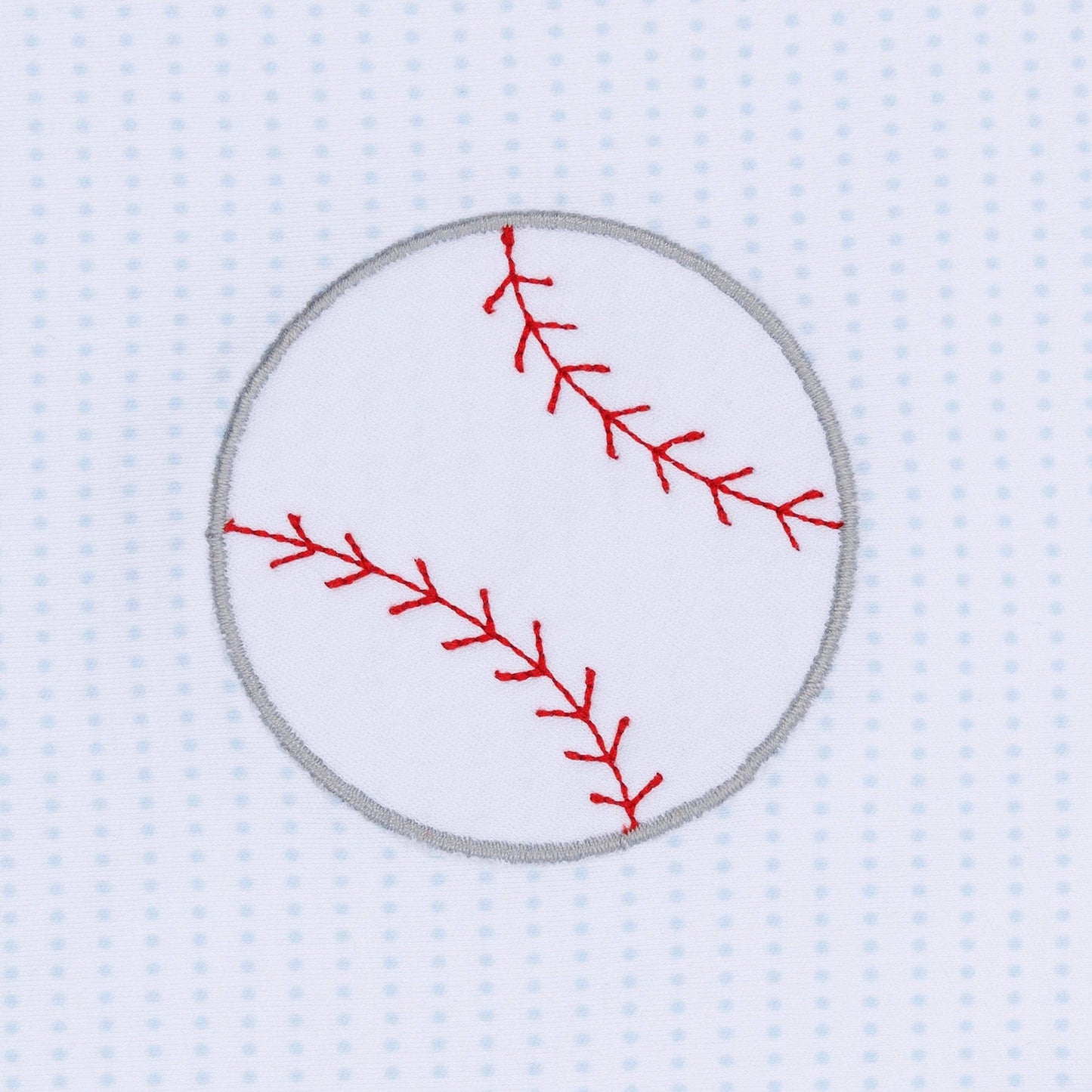 Tiny Slugger Applique Bubble - Light Blue