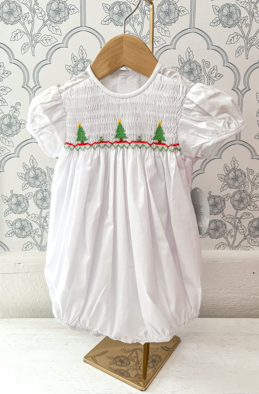 White Phoebe Bubble - Christmas Trees