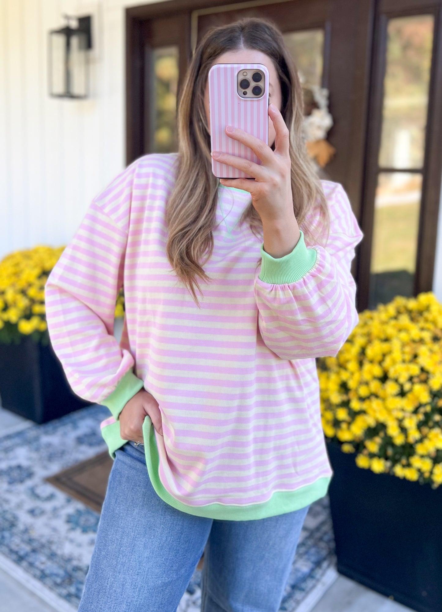 The Kennedy Stripe Sweater