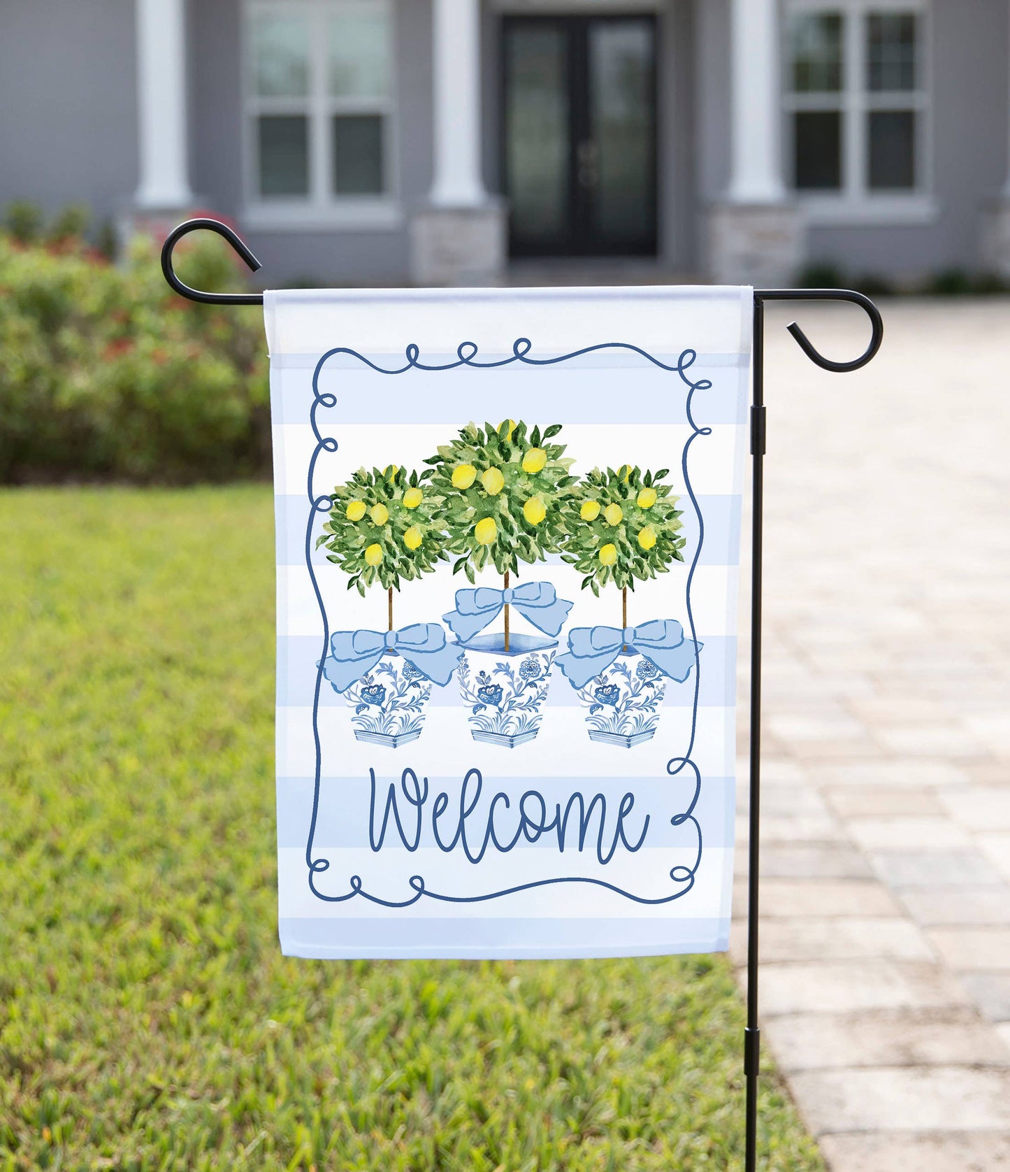 Garden Flag - Lemon Topiary