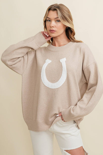 Lucky Days Horseshoe Sweater