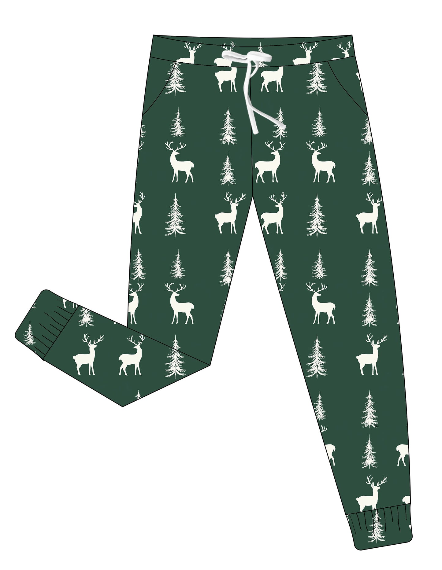 Bamboo Adult Joggers - Christmas