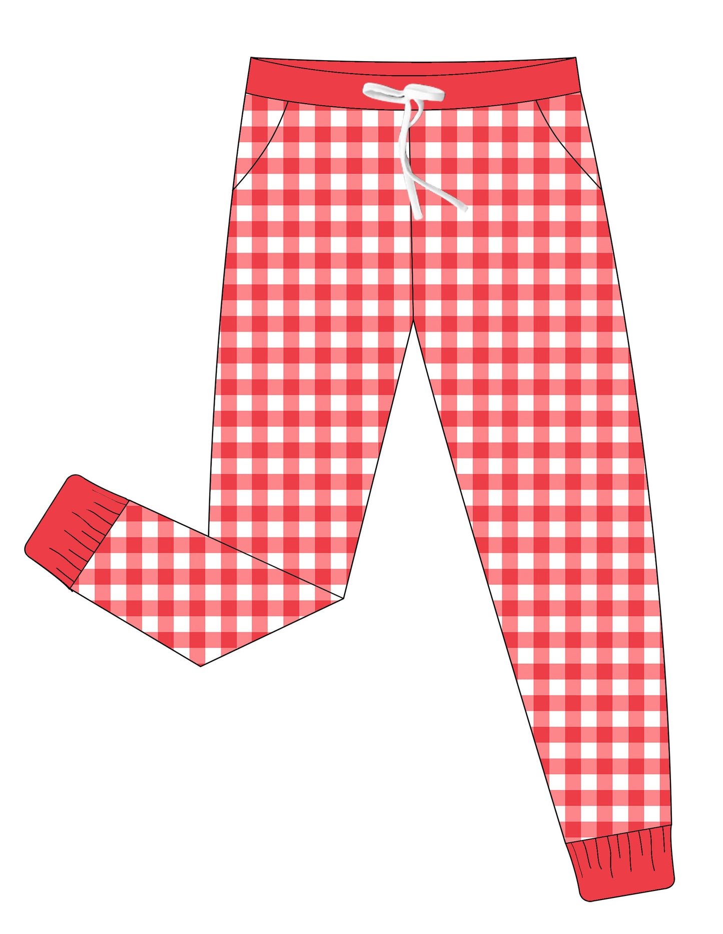 Bamboo Adult Joggers - Christmas