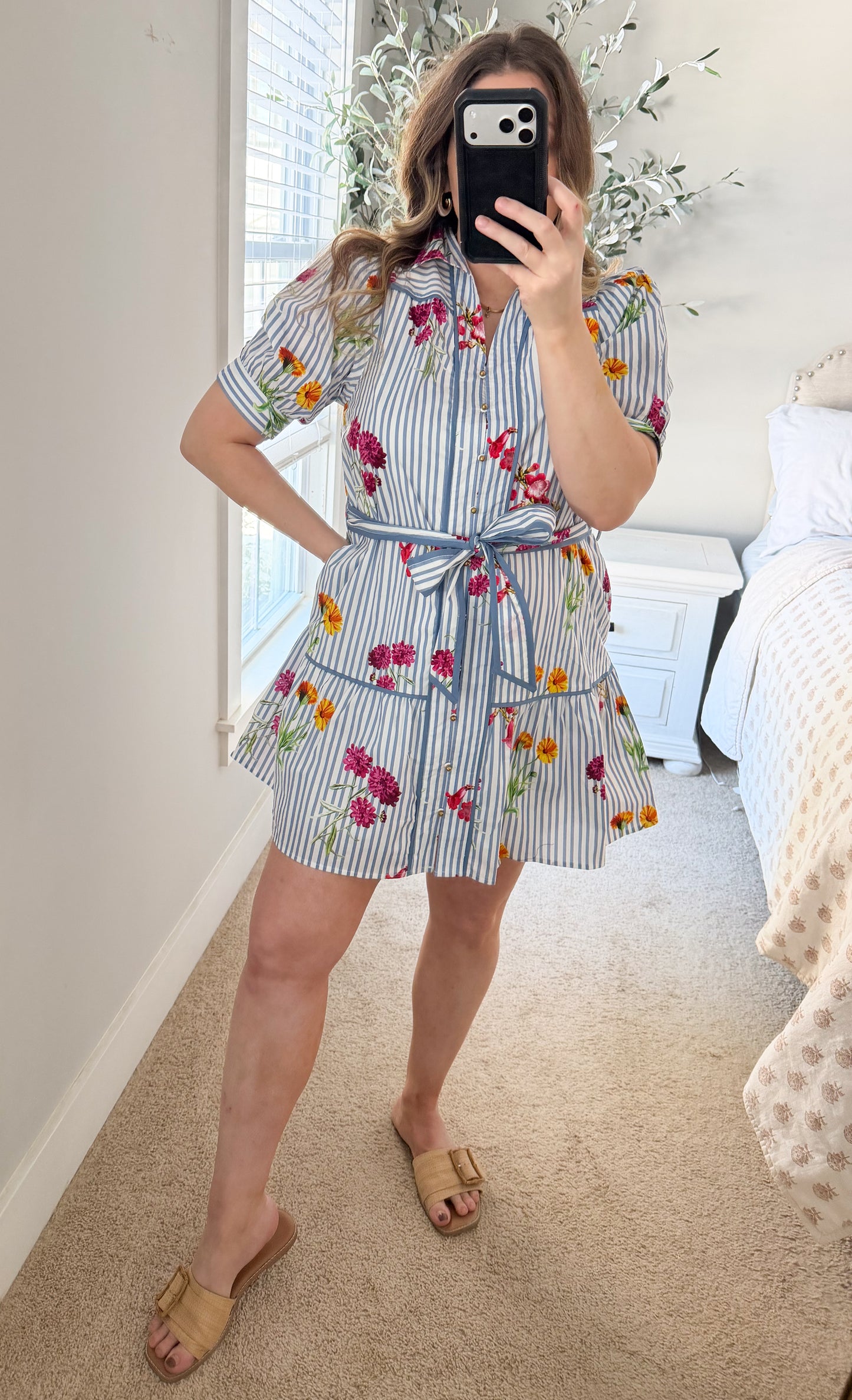 Smell the Flowers Mini Dress