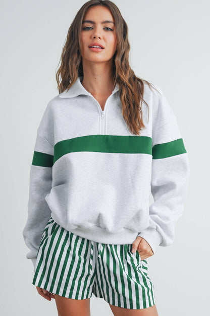 Greenlight Half Zip Sweatshirt