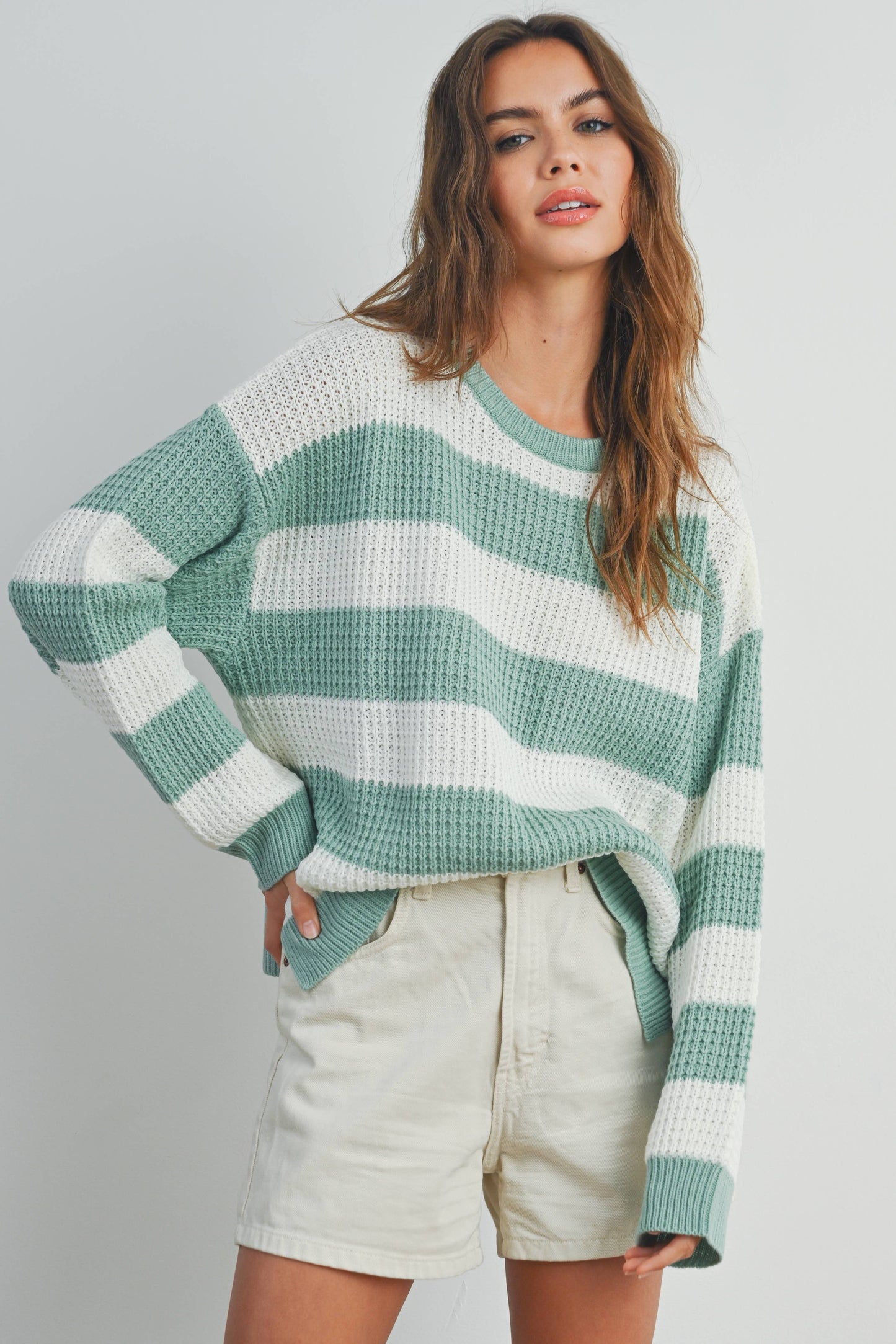 Fresh Air Striped Sweater