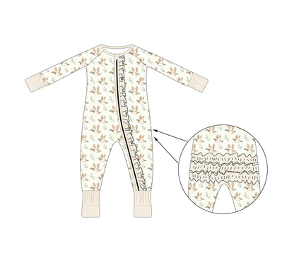 Bamboo Ruffle Zippy - Summer Collection