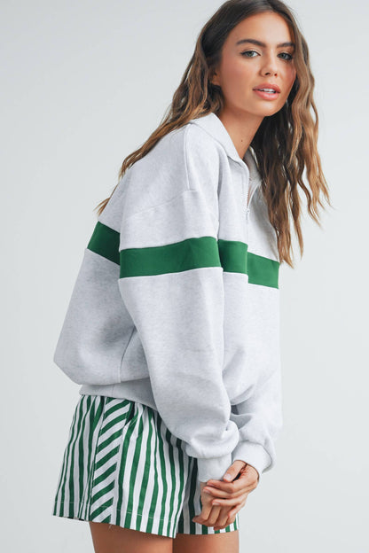 Greenlight Half Zip Sweatshirt