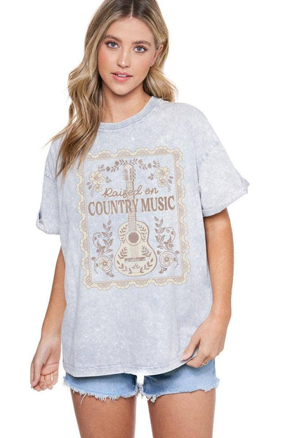 Raised on Country Music Tee