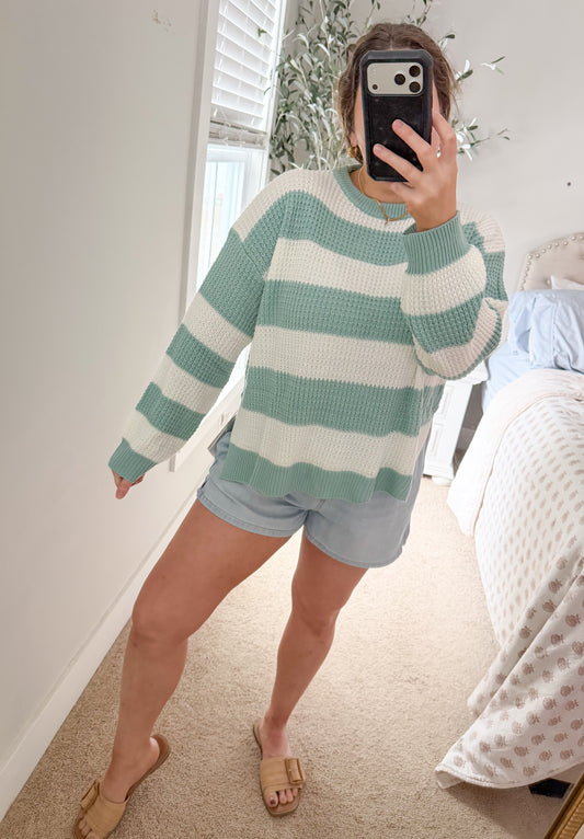 Fresh Air Striped Sweater