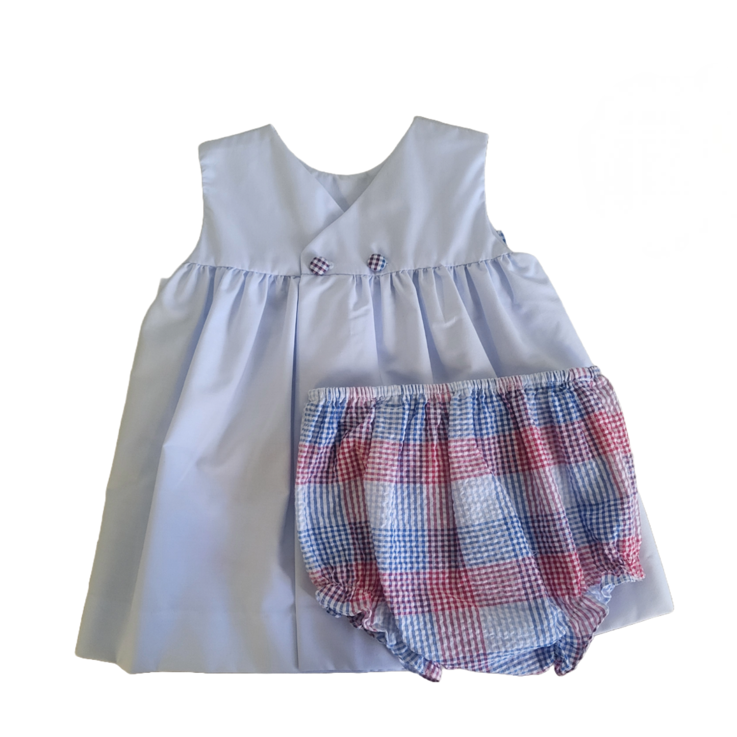 Sun Dress with Crab Applique and Bows