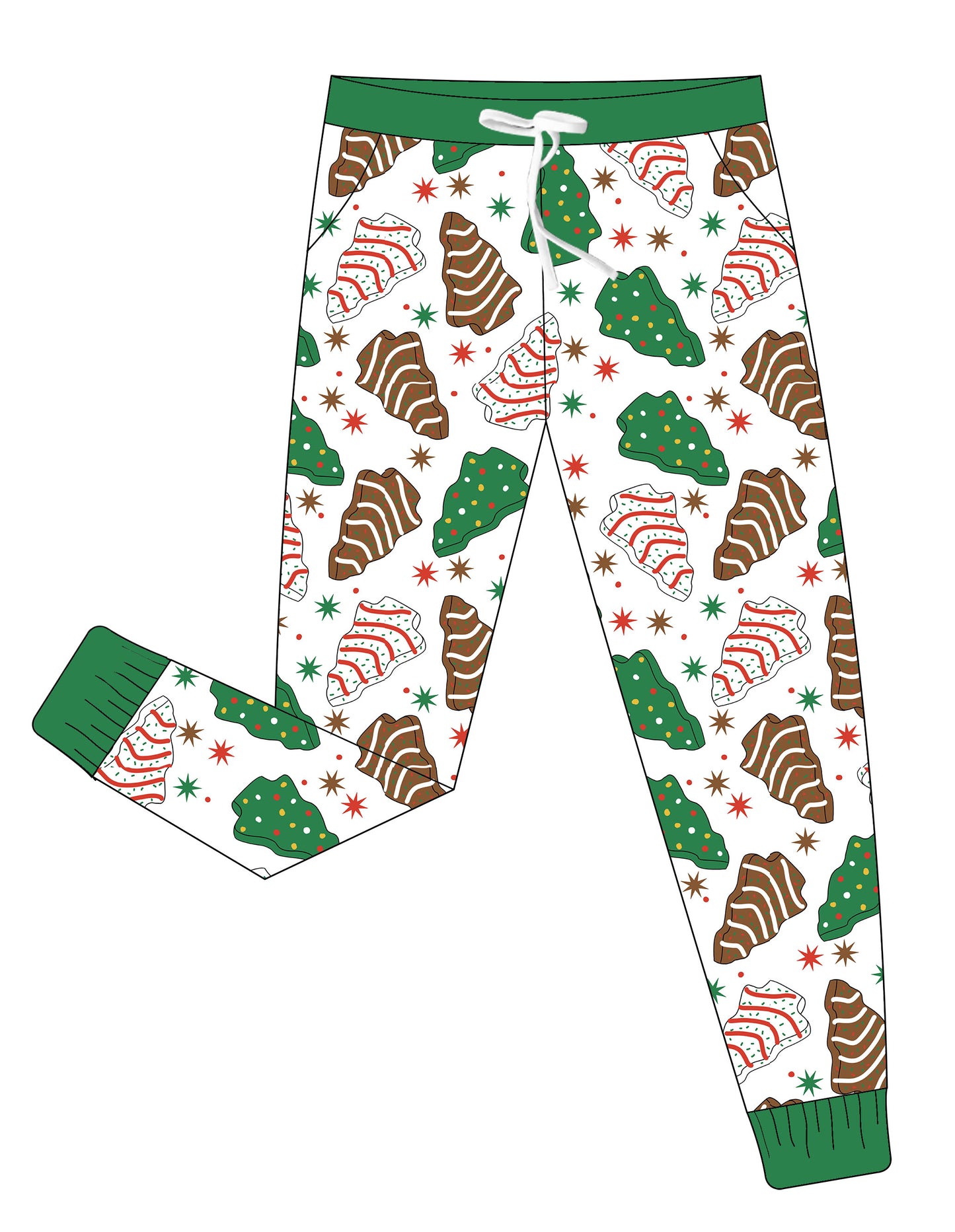 Bamboo Adult Joggers - Christmas