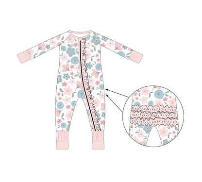 Bamboo Ruffle Zippy - Summer Collection
